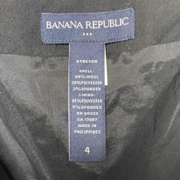 BANANA REPUBLIC | Black High Waist Flared Skirt with Side Zipper | Size 4 - Picture 5 of 9